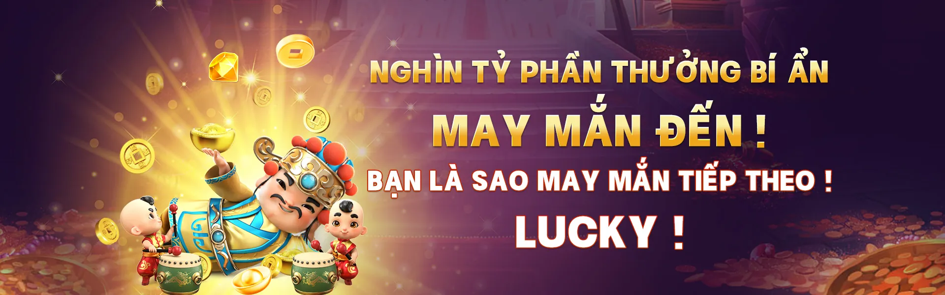 Máy đánh bạc Nổ Hũ với đồng tiền vàng và hiệu ứng ánh sáng rực rỡ